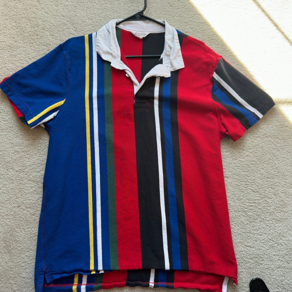 J. Crew Striped Polo